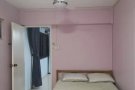 宜家双人床架出售$100
