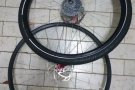 27.5 全新全鋼條腳車前後輪 