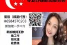 找工作换工作有保障 新加坡靠谱中介 入境快+H6584570208