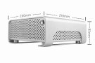 便携式微型主机。铝合金机箱。  i5-3470 台式机CPU，性能远超笔记本。 