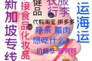中国寄食品到新加坡