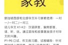 新加坡K1K2 P1-P6华文上门补习 家教老师