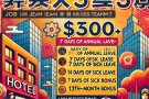 寻找稳定工作，享受优厚福利？加入我们位于市中心的酒店团队！$3500 - >$4000