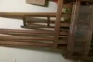 7成新实木上下床架转让