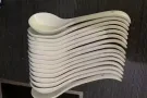 陶瓷汤勺，玻璃甜品杯 没用过买来一直在吃灰