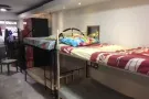 5 套二手金属双层床，带胶合板底座，床垫 150
