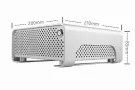 便携式微型主机。铝合金机箱。  i5-3470 台式机CPU，性能远超笔记本。 