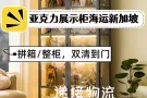 展示柜海运到新加坡，海运门到门，费用要多少？
