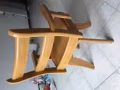 白橡木可旋轉電腦椅