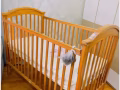 8成新嬰幼兒木床