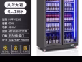 新款双开除雾门三色灯冰柜