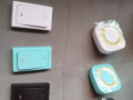 自发电门铃，无需电池 Self-powered doorbell, no batteries required.